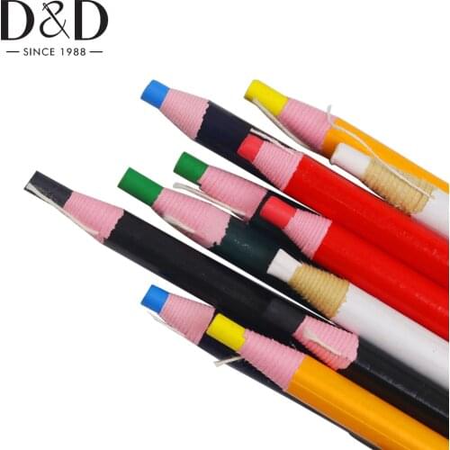 D&D 6pcs/Set Cut-free Sewing Tailors Chalk Pencils Fabric Marker Pen Sewing Chalk Garment Pencil for Sewing Tool Accessories