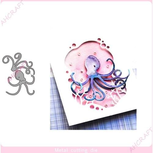 Octopus Metal Cutting Dies for DIY Scrapbooking Photo Album Decorative Embossing PaperCard Crafts Die 2021