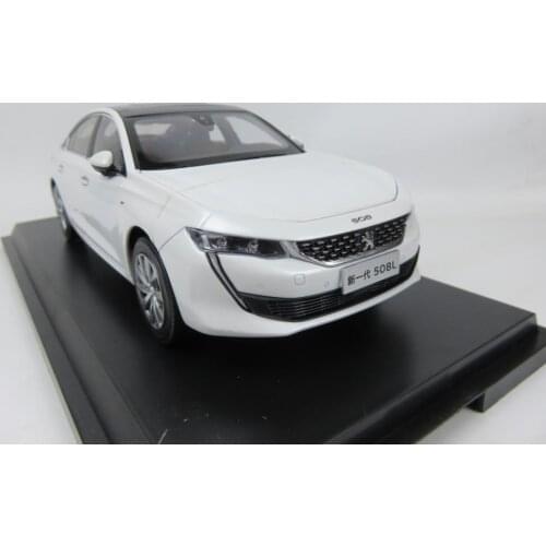 Original authorized authentic 1:18 PEUGEOT new generation 508L Diecast scale car model Alloy Toy Miniature Collection Gifts
