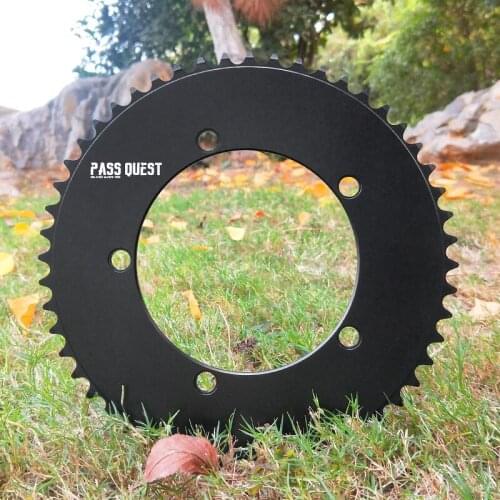 PASS QUEST 144BCD-5 hole track bicycle dead fly bicycle fixed gear special single disc gear 48-58T disc crank 7075-T6