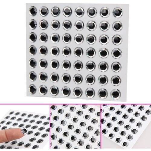 100pcs Fishing Lure Eyes 3D Holographic 3mm 5mm 7mm 12mm Simulation Fishing Bait Eyes Fly Fishing DIY Eye Fishing Tackle