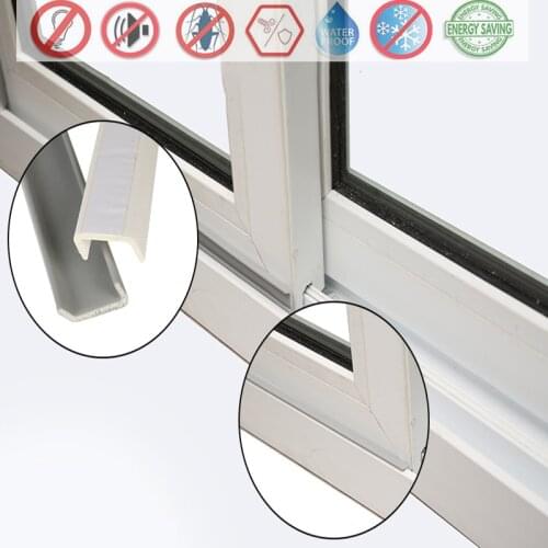 4M U Type Sliding Door Window Sealing Strip Weather Stripping Wearable Self Adhesive soundproof foam for Windows Gap Seal Tape
