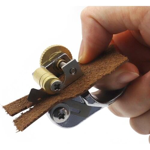 High Quality Metal Cutter Leather Strap String Belt Cutter Ring Shape Hand Cutting Leathercraft Tools Set DIY Hand Cutting