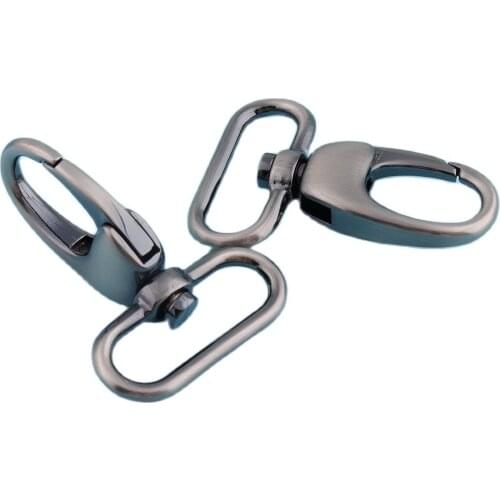 Lanyard clasp 25mm Large Swivel Clips Push Gate Metal Dog chains Lobster Strap Snap Hook Purse Leash Buckles Craft Hardware