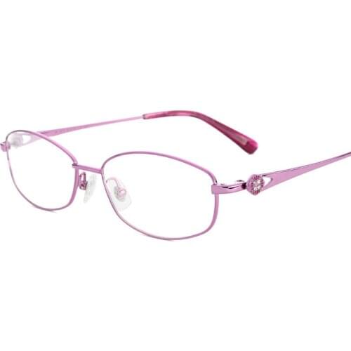 Lady glasses Pure Titanium Glasses Frame Prescription Fashion Designer Eye frame Women 815 Optical