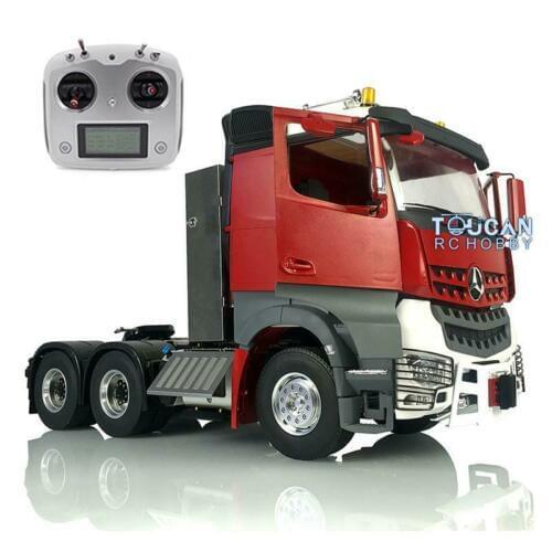 1/14 Metal 6*6 Chassis LESU Tractor Truck Toolbox RC Hercules Painted Cab Radio THZH0832-SMT2