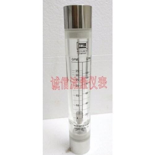 1-inch Stainless Steel Internal Thread LZM-25G Pipeline Water Flowmeter 4-35 GPM 20-120 LPM