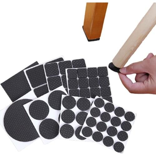 2-48PCS/Sheet Thickening Self Adhesive Furniture Leg Feet Rug Pad Anti Slip Mat Bumper Damper For Chair Table Protector Hardware