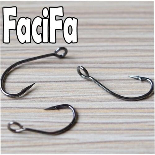 20pcs / 50pcs / 100pcs Big Hole fishing hook Crank hook Barbed fishhook fishing tackle fish hook single Hook