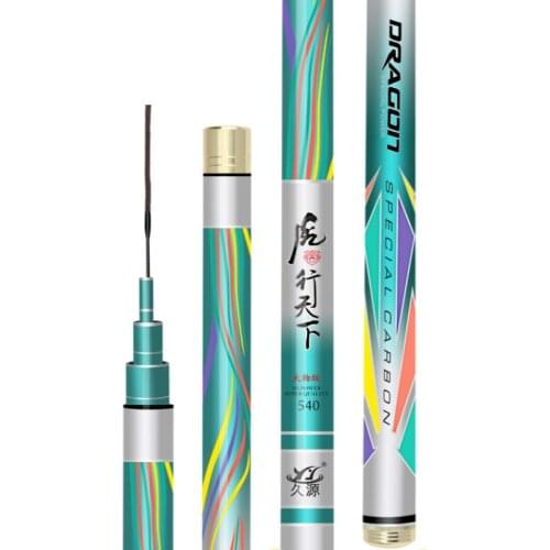 4.5m-10m Taiwan Fishing Rod 12H Super-hard Ultra-light Hand Poles 19 Tuning Sturgeon Fishing Canne Peche Pesca Fishing Equipment