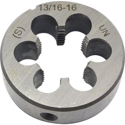 5PCS 13/16-16UN Alloy Steel Round Die Thread Tool Die For Small Workpiece Mold Machining