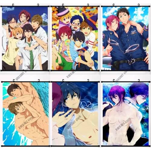 Diamond Painting Anime Cosplay Nanase Haruka Tachibana Makoto Cross Stitch Kits Mosaic Diamond Embroidery Full Room Decoration