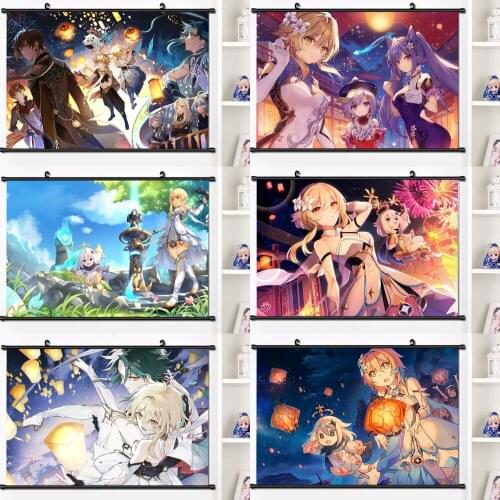 Anime Game Genshin Impact Diamond Painting Diamond Embroidery Full Drill Mosaic Cross Stitch Kits Art Picture Room Decoration
