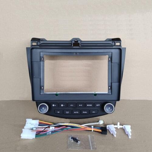 Car Fascia Navigation Fascias Dash Frame Kit With AC For 10" ~ 10.2" Android Multimedia Player For BYD F6 2008 2009 2010 2011
