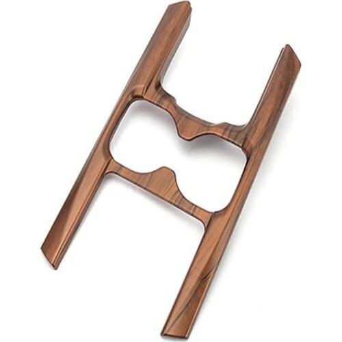 Car Interior Front Water Cup Holder Panel Cover Frame Bezel Trim Styling For Honda CRV CR-V 2017 2018 ABS 3 Colors