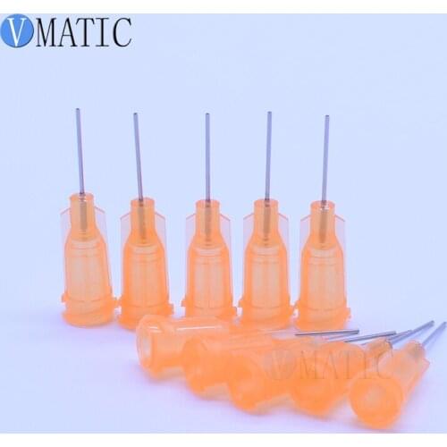 Free Shipping 100Pcs 0.5'' Luer Lock Glue Dispensing 23G Needles Tip 1/2 Inch