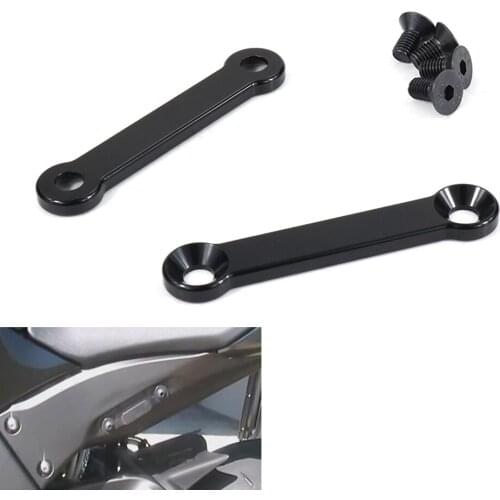 Footpeg Block Off Plates Fit For KAWASAKI Ninja 400 / ABS Ninja 250 2018-2021 Z400 ABS 2019-2021 Rear Passenger Peg Holes Cover