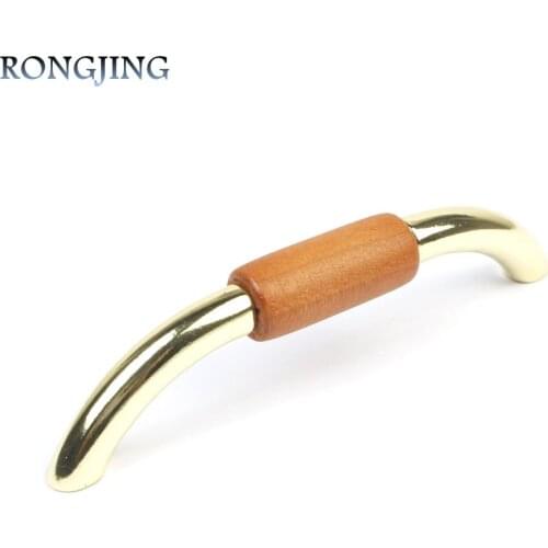 Wooden Modern Kitchen Cabinet Drawer Handles 96mm Bedroom Furniture Knob Cupboard Closet Dresser Drawer Pulls Wine Box Handle