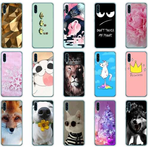 For Samsung galaxy a50s Case Silicone Transparent Back Cover Phone Cases For Samsung a 50s A50 A505 A505F SM-A505F Soft Case 6.4