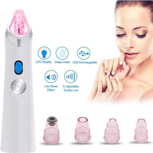 6/4/2Head Electric Vacuum blackhead remover Deep Cleansing Pore remove Acne Blackhead Pimple Suction Machine T Zone Beauty Tool