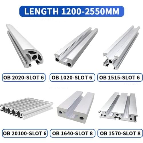 European standard 1640/1570/1515/20100/1020/2020 aluminum profile slide rail assembly line industrial aluminum products
