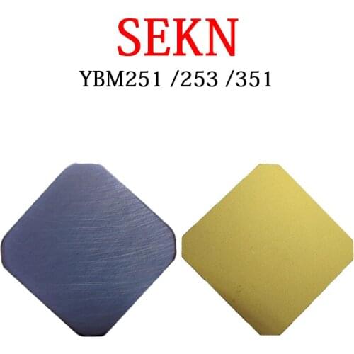 SEKN CNC Milling Inserts 10PCS SEKN1203AFTN SEKN1504AFTN YBM251 YBM253 YBM351 Processing Stainless & Steel Lathe Cutting Tool