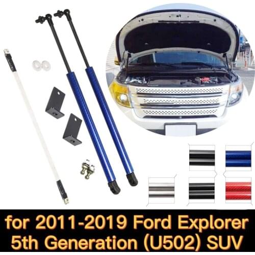 Gas Struts for Ford Explorer 2011-2019 5th（U502）Classic SUV Modify Front Hood Bonnet Damper Lift Supports Shock Absorber Springs
