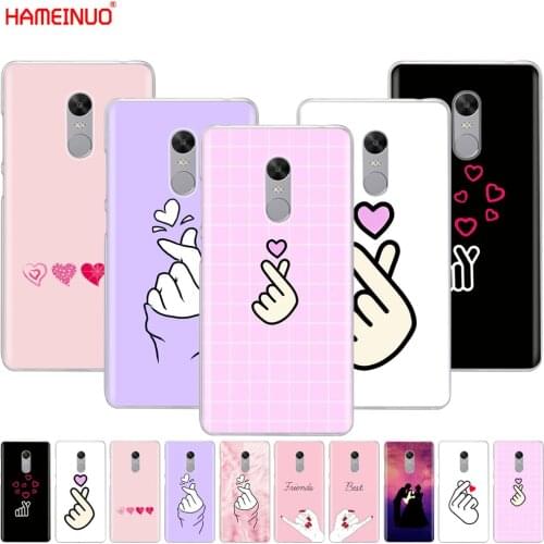 HAMEINUO Love on the finger Cover phone Case for Xiaomi redmi 5 4 1 1s 2 3 3s pro PLUS redmi note 4 4X 4A 5A
