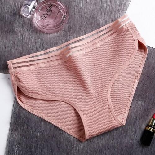 Cotton Ultra Thin Traceless Womens Seamless Underwear Briefs Solid Comfortable Female Panties