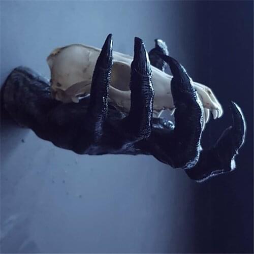 Art Wall Demon Eye Claw Resin Ornament home Decoration Hook Keychain Hanger Witch‘s Hand Wall Hanging Art Universal Crafts Hook