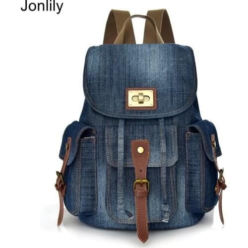 Jonlily Women's Denim Backpacks China