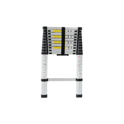 2m Fire Use Escape Ladder Collapsible Aluminum Alloy Upright Ladder, Multipurpose Home/Library/Construction Maintenance Ladder