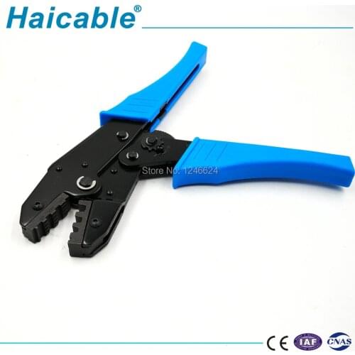 LX-16WF portable small hand crimping terminal tool range for wire ferrules end sleeves or terminals 6-16 mm2 10-5 AWG
