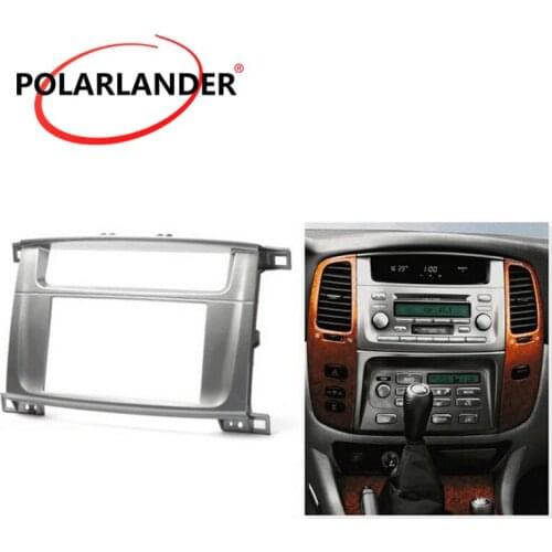 CD modified surface box For LEXUS/TOYOTA Land Cruiser 2-DIN car audio conversion panel Modification bracket navigation DVD/CD