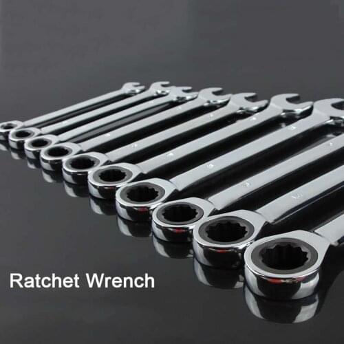 Brand New 1Piece Ratcheting Combination Hand Tools Wrench Open-ring Spanners Wrench Set Repairing Tools