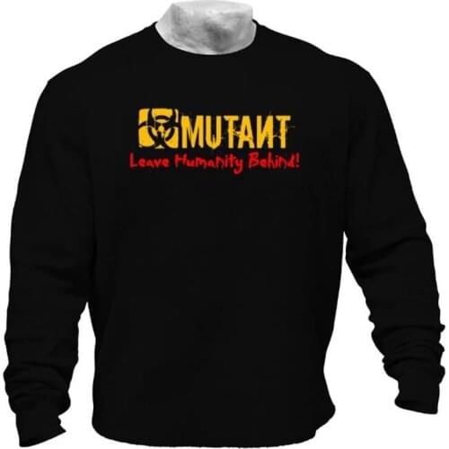 Autumn Fashion New MUTANT Gyms Fitness Quality Cotton Long-Sleeved T-shirt Mens Casual Outdoor Jogging Sports Training Clothes