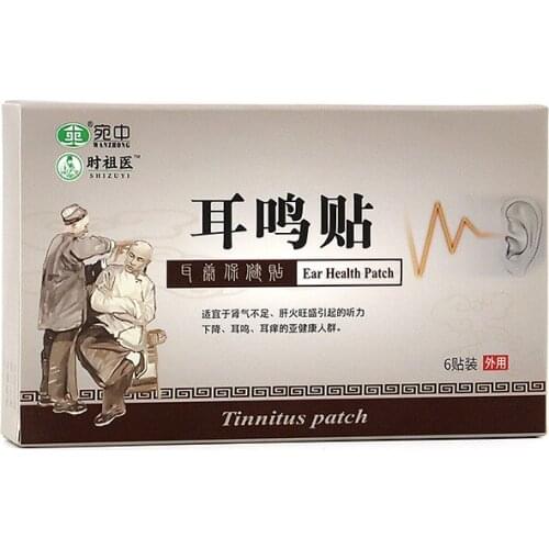 Tinnitus and Deafness Health Patches Tinnitus and Hearing Impairment Health Patches 6pcs/box Free shipping