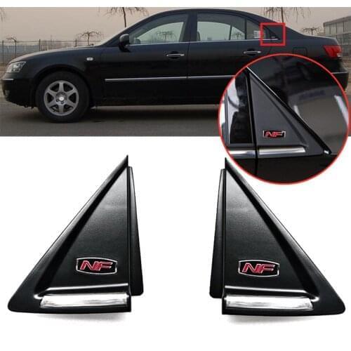 Lofty Richy For Hyundai Sonata NF 2005 06 Rear Side Mirror Corner Triangle Molding Window Garnish Cover PanelAuto Triangle Plate