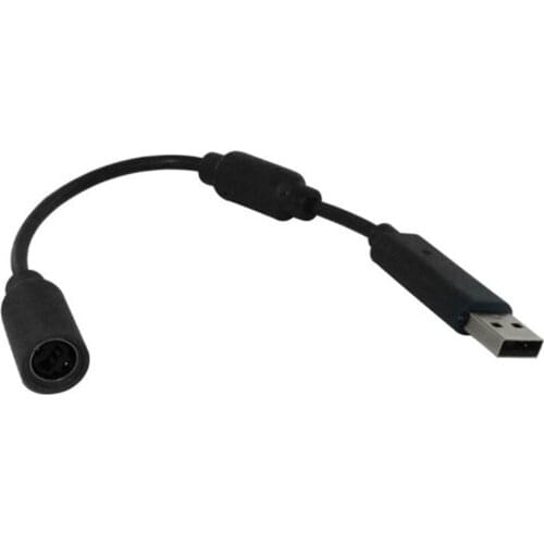 Xunbeifang USB Breakaway Cable Break off Cable With Filter For Xbox 360 Black