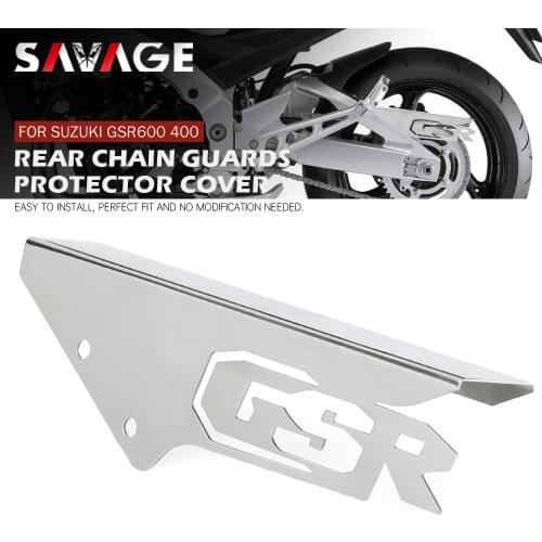 Chain Guard Protector Cover For SUZUKI GSR600 GSR400 GSR 400/600 2008-2012 09 10 11 13 Motorcycle Accessories Stainless Steel