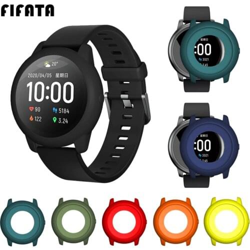 FIFATA Protective Case Cover For Haylou Solar LS05 Smart Watch Bumper For Xiaomi Haylou Solar Soft Silicone TPU Protector Shell