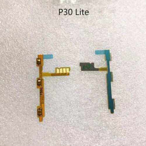 10pcs/lot For Huawei P30 P30 Pro P30 Lite Power On Off Side Key and Volume Buttons Flex Cable