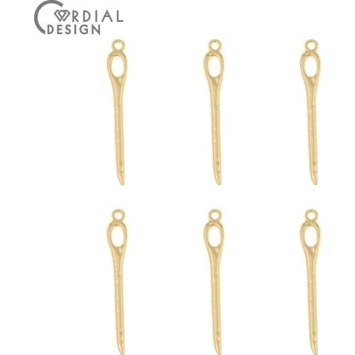 Cordial Design 200Pcs 4*28MM Jewelry Accessories/DIY Charms/Needle Shape/Hand Made/Jewelry Findings & Components/Earring Pendant