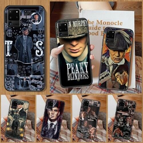 Peaky Blinders Thomas Shelby Phone case For Samsung Galaxy Note 4 8 9 10 20 S8 S9 S10 S10E S20 Plus UITRA Ultra black pretty