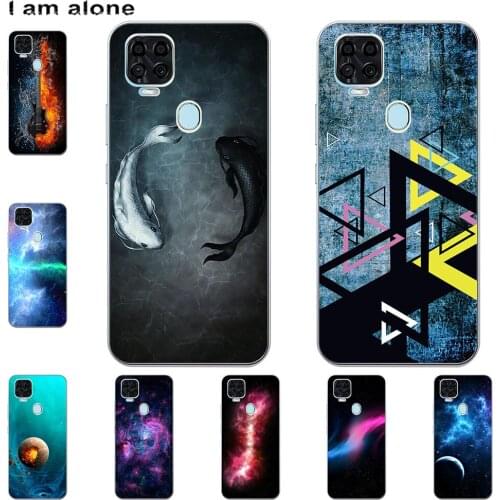 I am alone Phone Case For ZTE Axon 11 4G 5G / Axon 11 SE 5G Soft TPU Mobile Cute Fashion Cartoon Printed Bag Free Shipping