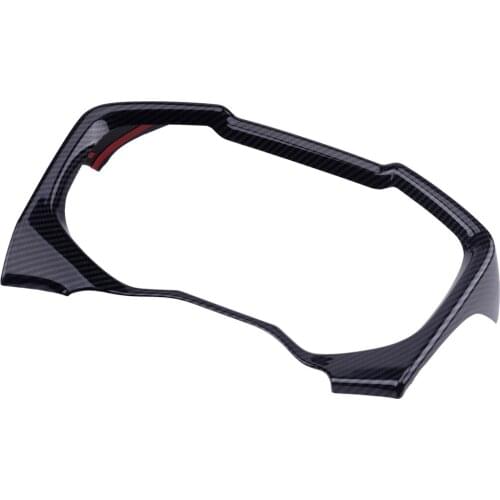 Carbon Fiber Style Dashboard Decoration Cover Trim Fit For Toyota RAV4 2020