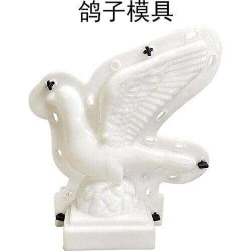 Pigeon concrete ABS mould Dove statue fortune molds for garden decoration Home Ornaments