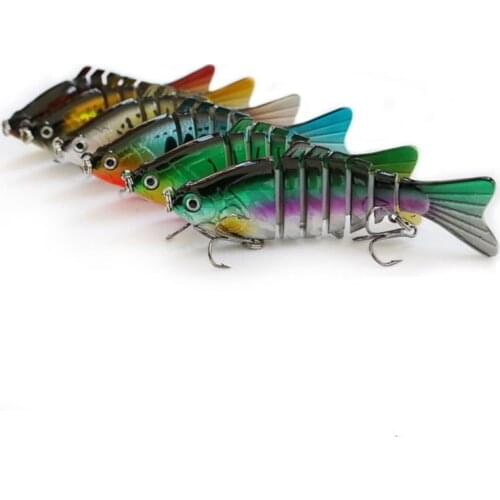 Gorgong Fishing Lure Swimbait 7 Segment Jointed Artificial Lure Sinking Wobbler 10cm 16g Hard Bait Swimming Crankbaits
