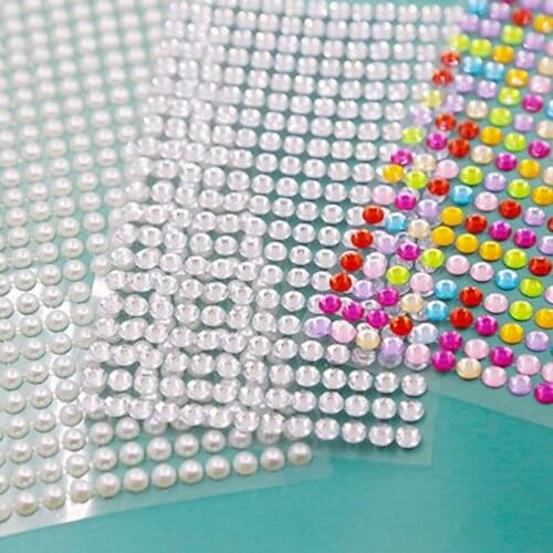 MT Craft Half the pearl sticker for DIY Dress decoration accessories handmade Creative sticker home decoration