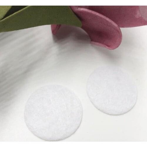 New Fashion 20pcs Felt 25mm Circle Appliques -White Free Shipping F04